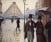Gustave Caillebotte, Paris,The Places de l-Europe on a Rainy Day